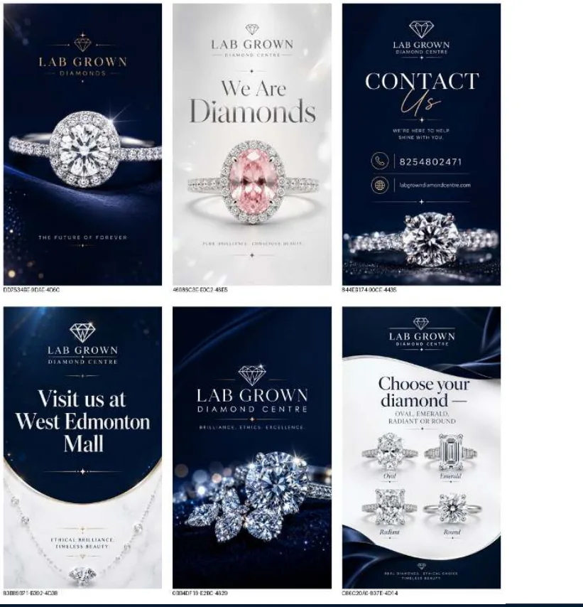 Lab Grown<br>Diamond Centre portfolio