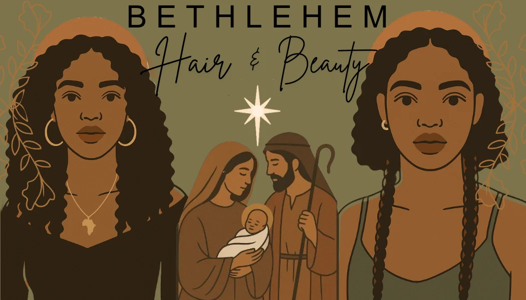 Brand identity and campaign work for Bethlehem Hair & Beauty