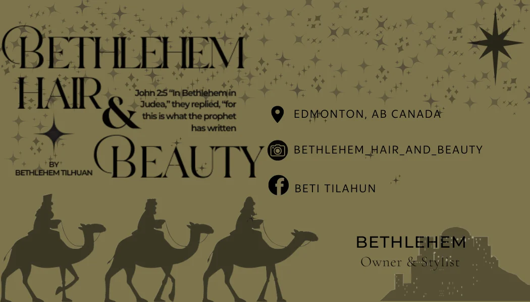 Bethlehem Hair & Beauty service flyer