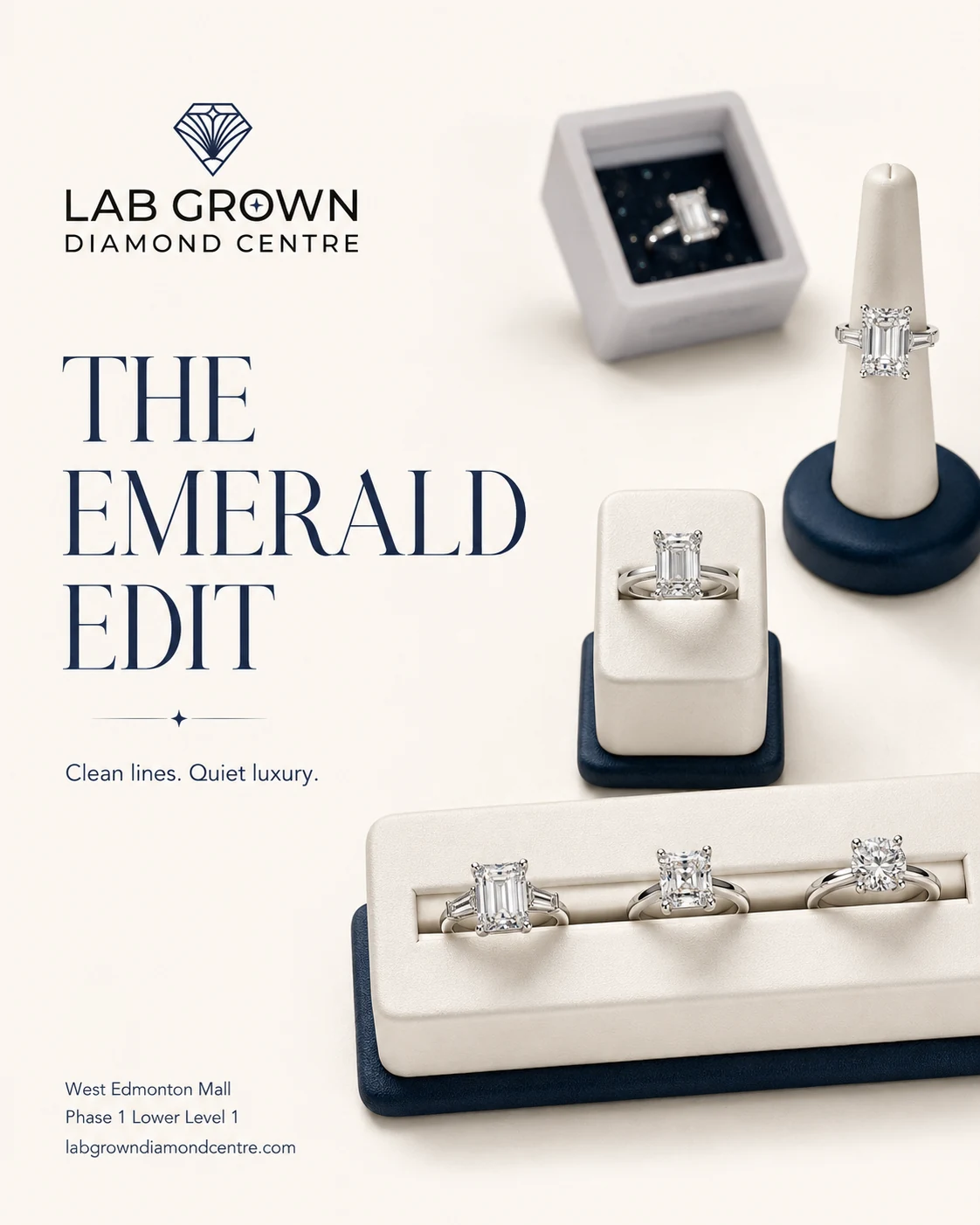 Lab Grown Diamond Centre campaign artwork